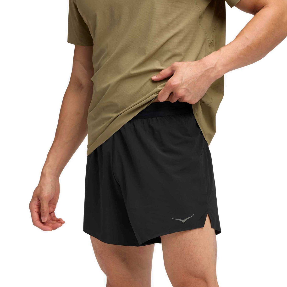 Hoka Glide 5'' Men's Running Shorts with Brief Black