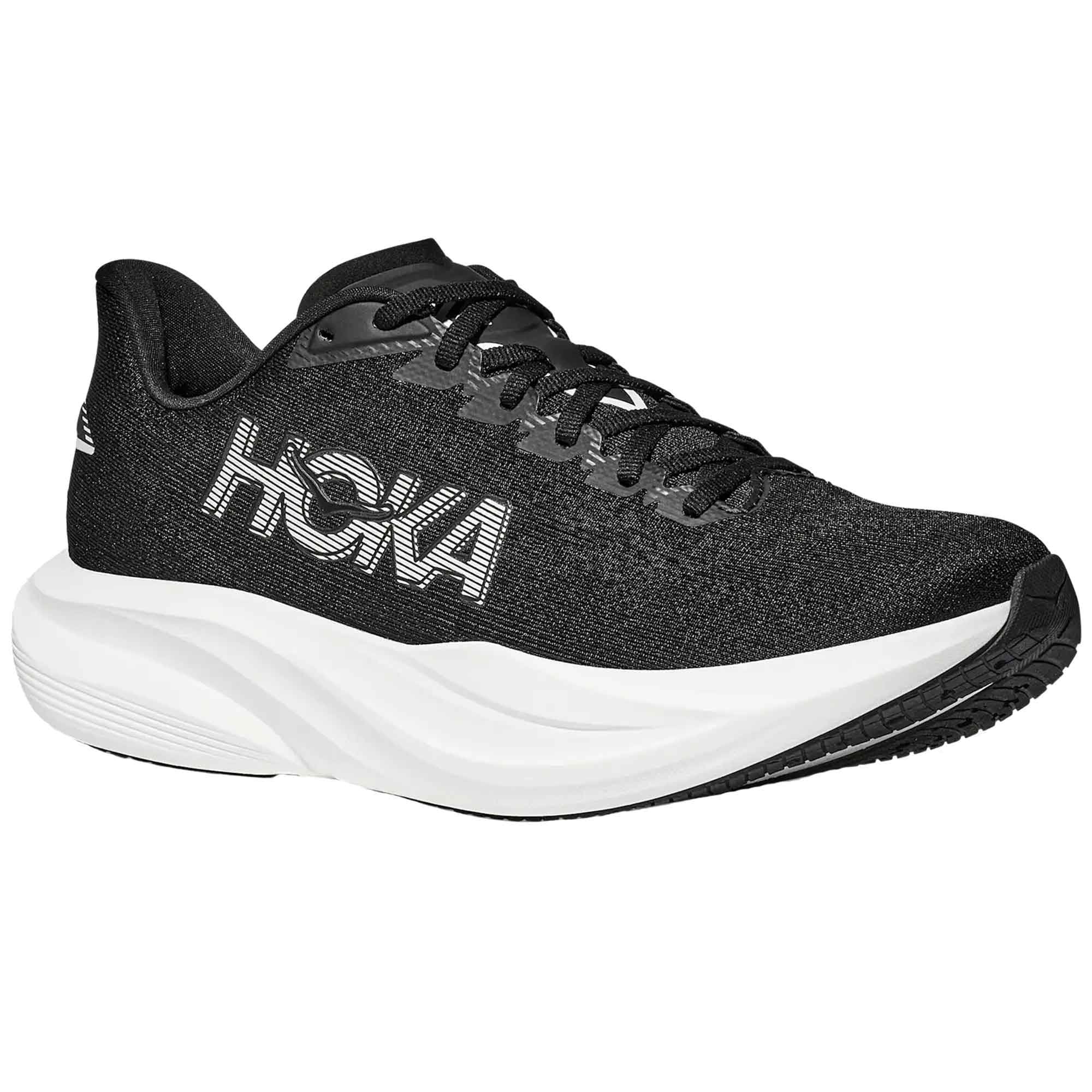 Hoka Mach 7 Womens Running Shoes Black/White