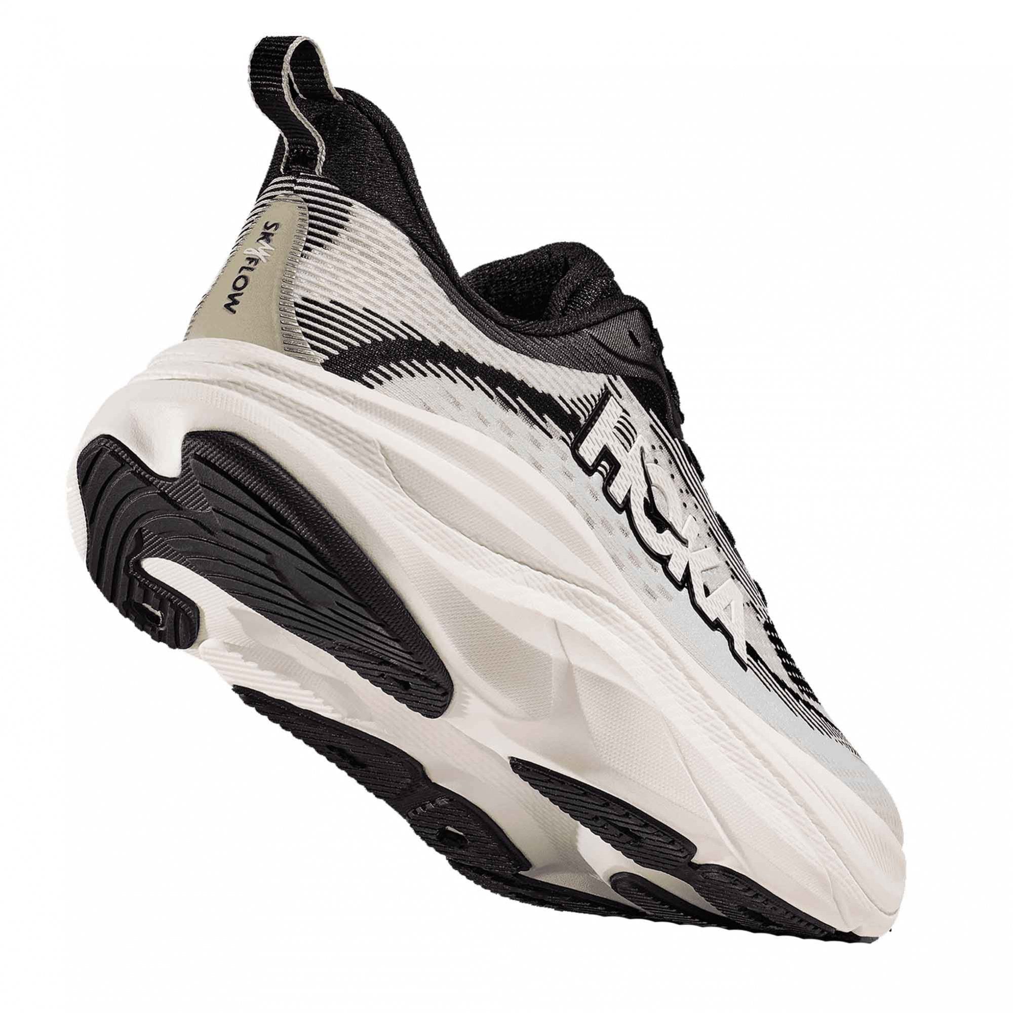 Hoka Skyflow Wide Womens Running Shoes Black/White