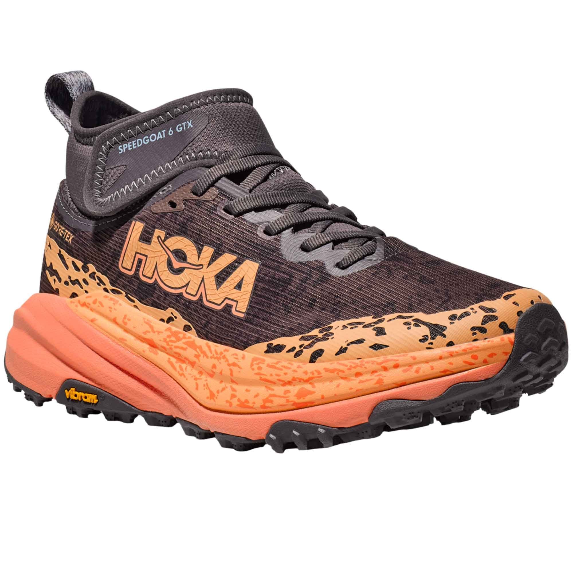 Hoka Speedgoat 6 Mid GTX Womens Waterproof Hiking Boots Galaxy/Guava