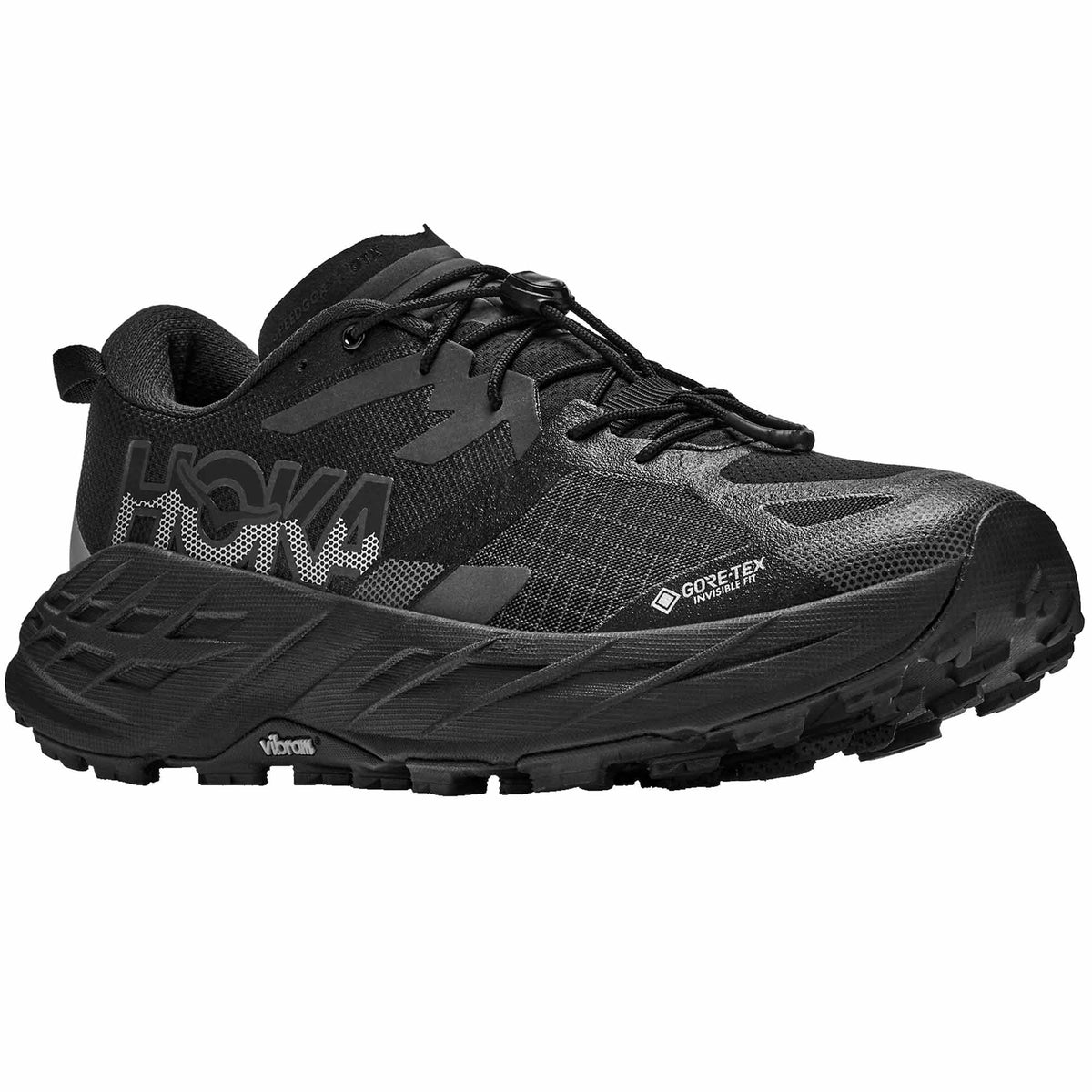Hoka Speedgoat 7 Gore-Tex Men's Waterproof Trail Running Shoes Black/Carbon Black
