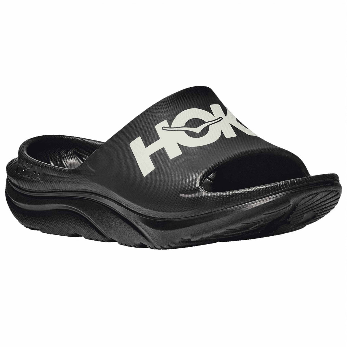 Hoka Women's ORA Athletic Sliders Black/White